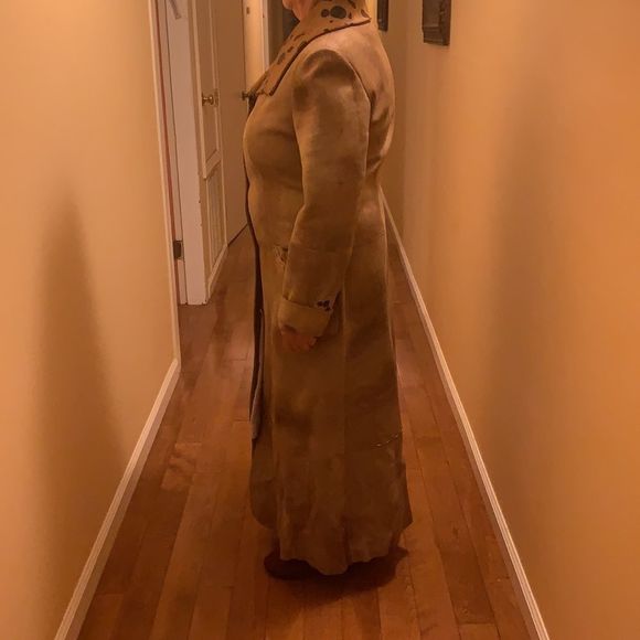 Leather coat size large - Picture 5 of 11